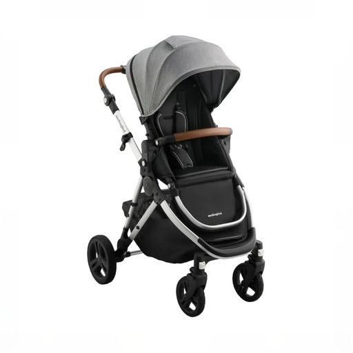 Shop Mockingbird Single 3.0 Stroller, 2025, Silver with Penny Leather, Solid Gray at GoodBuy Gear