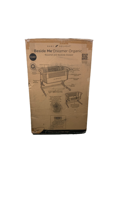 Shop Baby Delight Beside Me Dreamer Bassinet & Bedside Sleeper, Organic Oat at GoodBuy Gear