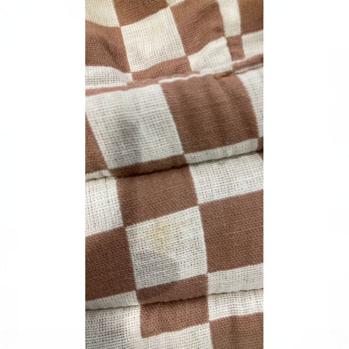 Shop Mabē The Monarch Carrier, Mocha Check at GoodBuy Gear