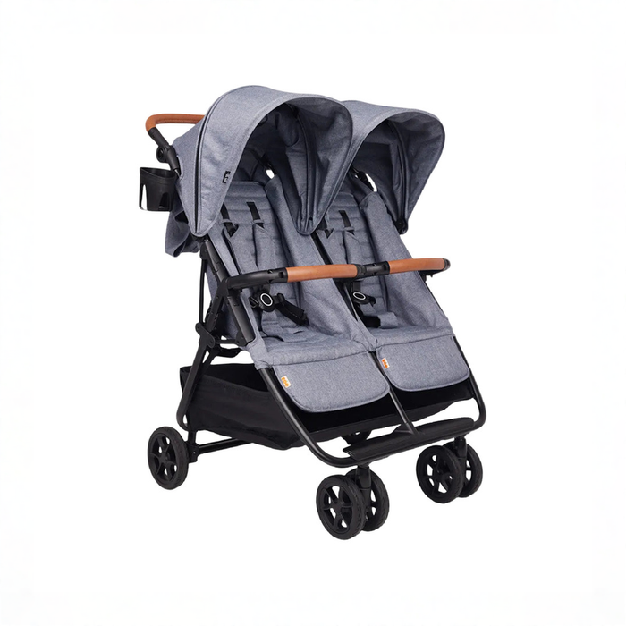 Shop Zoe The Twin V2 Double Stroller, 2025, Ocean at GoodBuy Gear