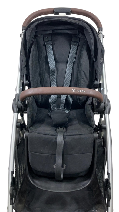 Shop Cybex Gazelle S Modular Stroller, 2023, Moon Black, Silver Frame at GoodBuy Gear