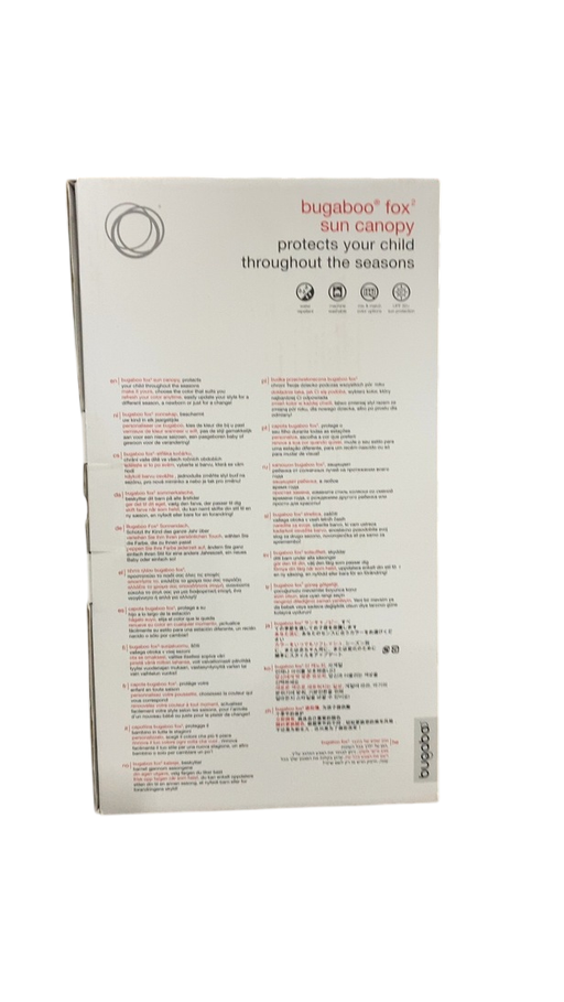 Shop Bugaboo Fox 2 Sun Canopy, Red at GoodBuy Gear