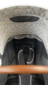 Shop Mockingbird 2nd Seat Kit with Extendable Canopy, Sea, Silver With Penny Leather, Windowpane at GoodBuy Gear