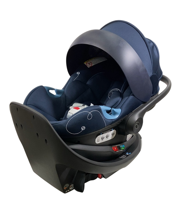 Shop Cybex Aton G Swivel SensorSafe Rotating Infant Car Seat, Ocean Blue, 2024 at GoodBuy Gear