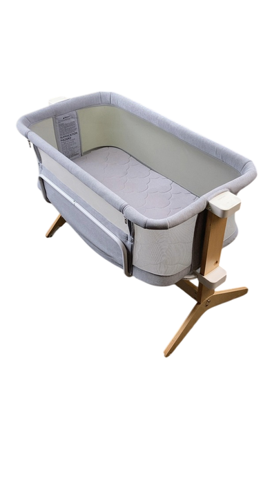 Shop Newton Bassinet And Bedside Sleeper, Grey/Birch at GoodBuy Gear