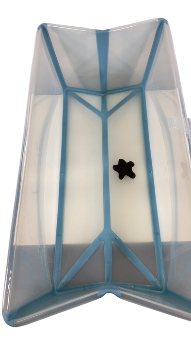 Shop Stokke Flexi Bath Foldable Baby Bathtub, Ocean Blue, XLarge at GoodBuy Gear