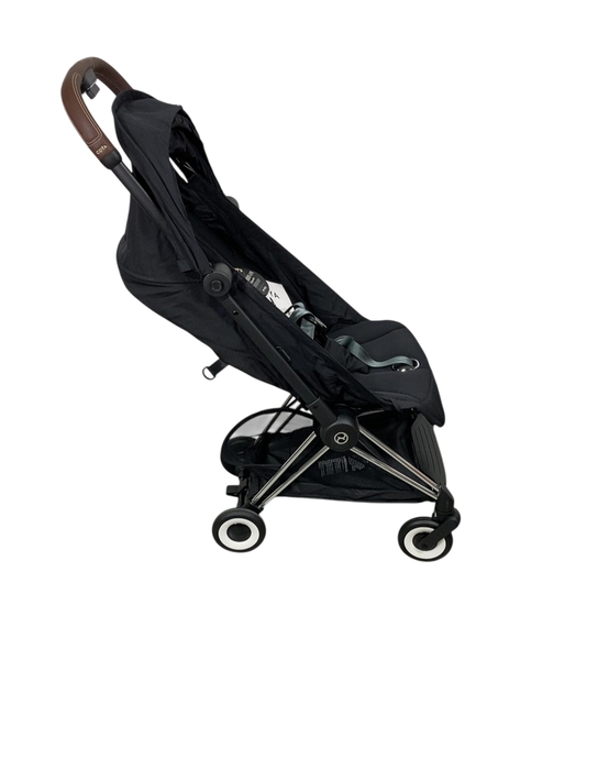 Shop Cybex Coya Stroller, 2024, Chrome, Sepia Black at GoodBuy Gear