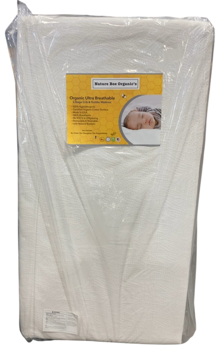 Shop Nature Bee Organics 2-Stage Ultra Breathable Premium Crib & Toddler Mattress, 28x52x6 at GoodBuy Gear