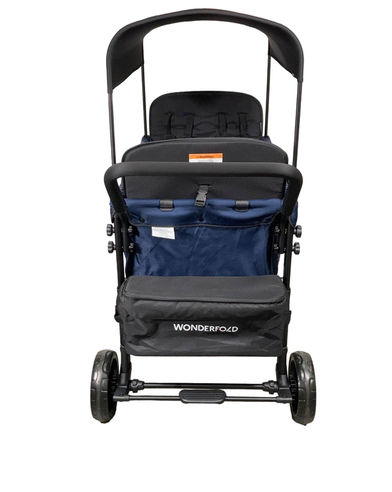 Wonderfold W4 Multifunctional Quad Stroller Wagon, Noble Navy, 2023