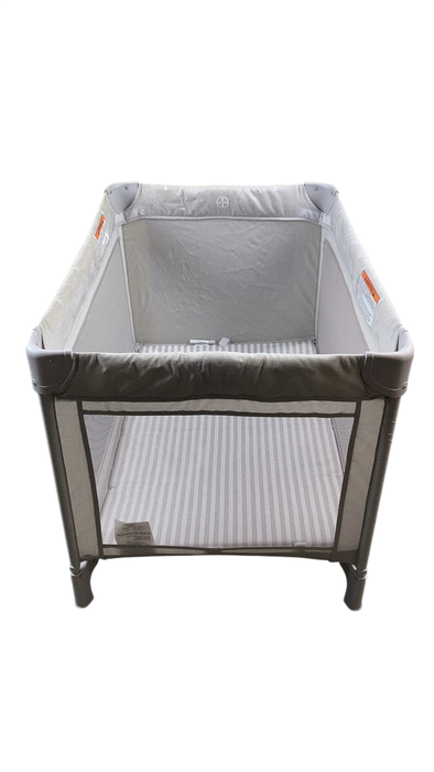 Shop Baby Gap Deluxe Play Yard, Grey Stripes at GoodBuy Gear