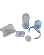 secondhand Green Sprouts Glass Sip And Straw Cup, Blue