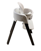 secondhand Stokke Steps High Chair, White Seat Hazy Grey Legs