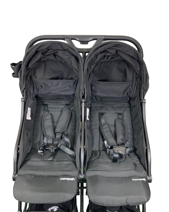 Shop Mompush Lithe Double Stroller, 2022, Black at GoodBuy Gear