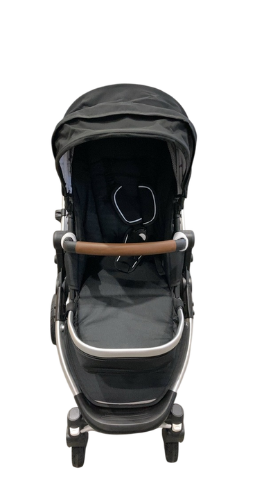 Shop Mockingbird Single 2.0 Stroller, 2025, Black, Silver With Penny Leather, Watercolor Drops at GoodBuy Gear