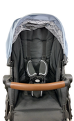 Shop Mockingbird Single to Double 2.0 Stroller, 2024, Silver With Penny Leather, Sky, Windowpane at GoodBuy Gear