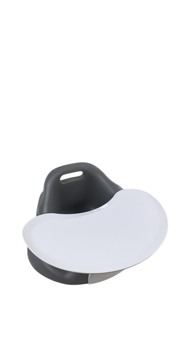 Shop Upseat Baby Floor Chair and Booster Seat with Tray, Grey at GoodBuy Gear