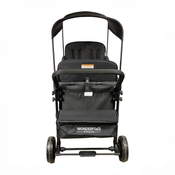 Shop Wonderfold W4 Multifunctional Quad Stroller Wagon, 2021, Charcoal Gray at GoodBuy Gear