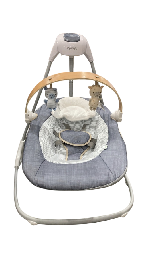 Shop Ingenuity Simple Comfort 2-in-1 Swing Rocker, Chambray at GoodBuy Gear
