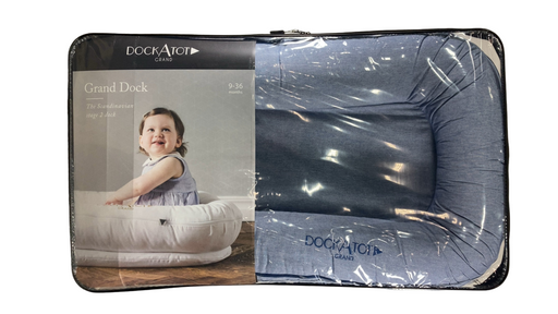 Shop DockATot Grand Dock, True Blue Chambray at GoodBuy Gear