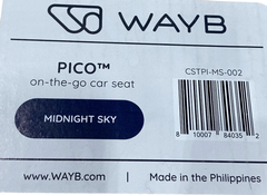 Shop WAYB Pico Portable Car Seat, 2023, Midnight Sky at GoodBuy Gear