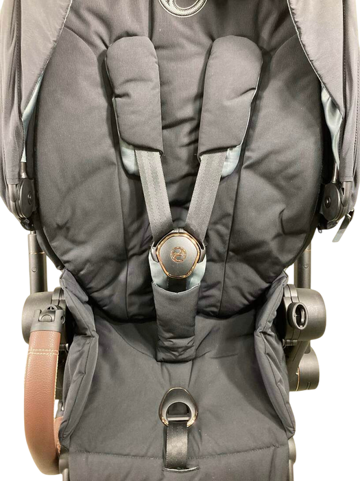 Shop Cybex PRIAM Stroller, 2023, Deep Black, Rosegold at GoodBuy Gear