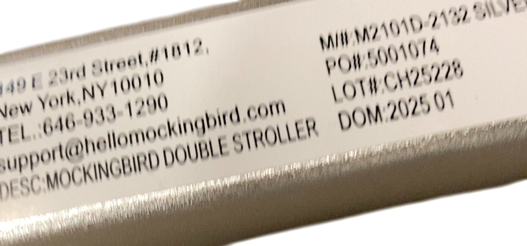 Shop Mockingbird Single to Double 2.0 Stroller, Black, Windowpane, Silver With Penny Leather, 2025 at GoodBuy Gear