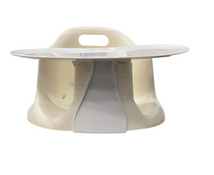 Shop Upseat Baby Floor & Booster Seat with Tray, Coconut (White) at GoodBuy Gear