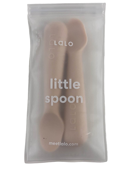 Lalo Little Spoon 2 Pack, Grapefruit