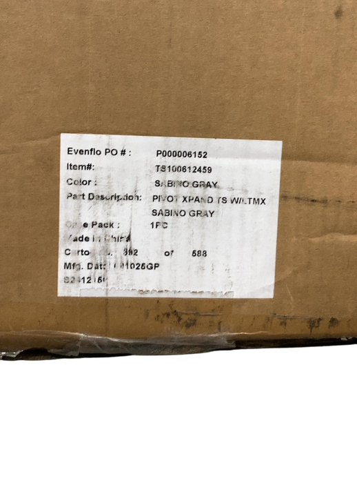 Shop Evenflo Pivot Xpand Travel System with LiteMax Infant Car Seat, 2024, Sabino Gray at GoodBuy Gear