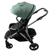 Shop Mockingbird Single to Double 2.0 Stroller, Sage, Windowpane, Silver With Black Leather, 2025 at GoodBuy Gear