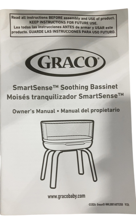 Shop Graco SmartSense Soothing Bassinet, Luna at GoodBuy Gear