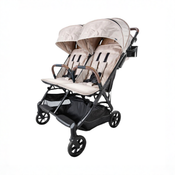 Shop Strolee V2 Double Stroller, 2025, Fawn at GoodBuy Gear