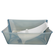 Shop Stokke Flexi Bath Bundle Pack, Regular, Transparent Ocean Blue at GoodBuy Gear