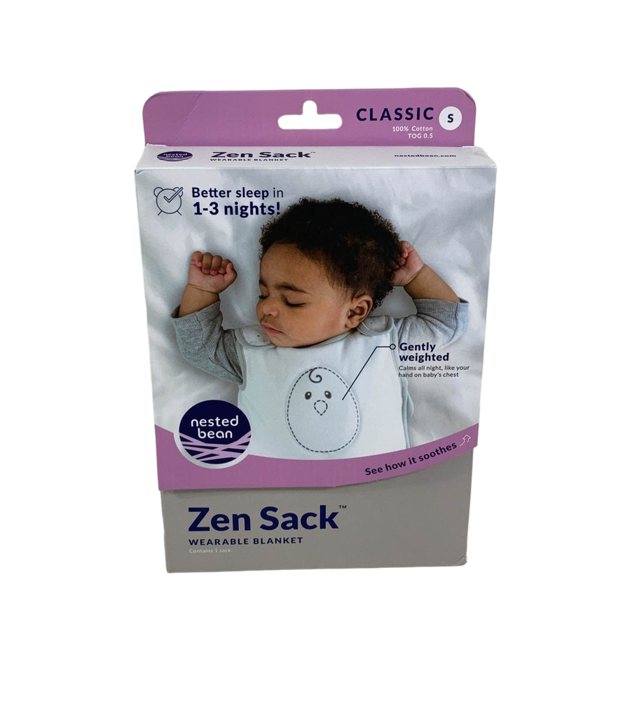 Nested Bean Zen Sack Classic, Monogram Gold, TOG 0.5