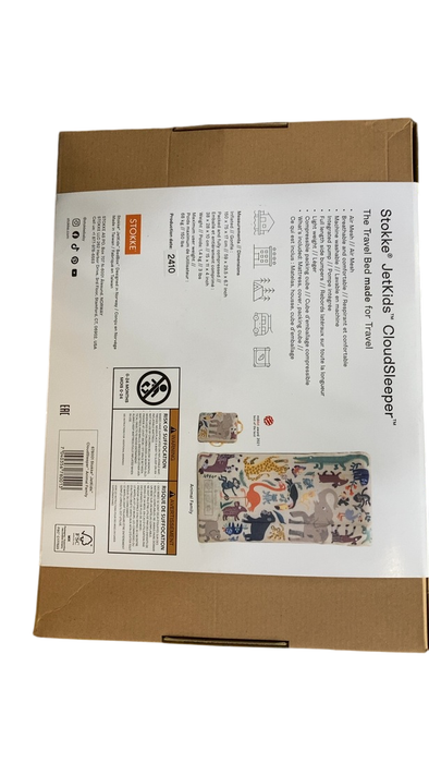 Shop Stokke JetKids CloudSleeper Inflatable Kids’ Bed, Animal Family at GoodBuy Gear