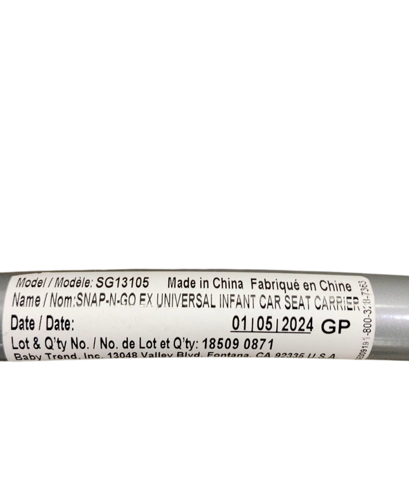 Shop Baby Trend Snap-n-Go EX Universal Infant Car Seat Stroller, 2024 at GoodBuy Gear