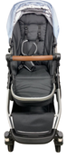Shop Mockingbird Single to Double 2.0 Stroller, Sky, Watercolor Drops, Silver With Penny Leather, 2025 at GoodBuy Gear