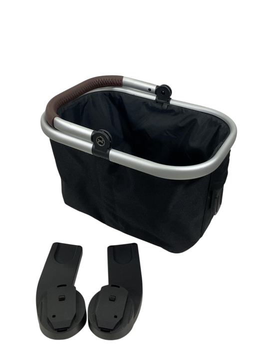 Shop Cybex Gazelle S Modular Stroller, 2023, Moon Black, Silver Frame at GoodBuy Gear