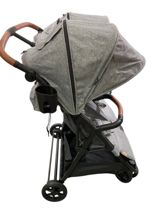 Zoe The Twin V2 Double Stroller, Luxe Grey, 2025