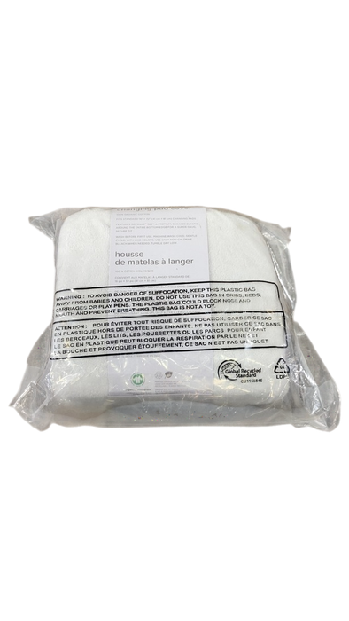Shop Burt's Bees Baby Changing Pad Cover, Organic Knit Terry, Cloud White at GoodBuy Gear