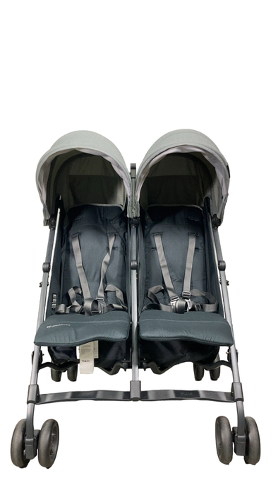 Shop UPPAbaby G-Link V2 Double Stroller, 2022, Greyson (Charcoal Melange) at GoodBuy Gear