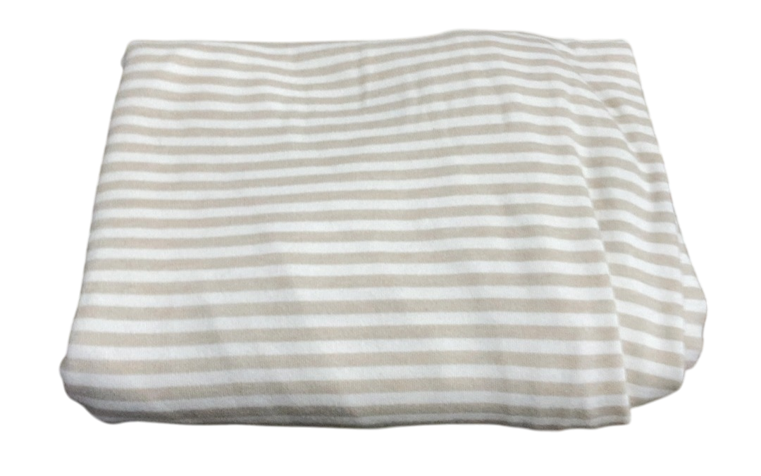 Shop Snuggle Me Organic Cover for Sensory Infant Lounger, Beige and White Striped at GoodBuy Gear