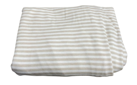 Shop Snuggle Me Organic Cover for Sensory Infant Lounger, Beige and White Striped at GoodBuy Gear