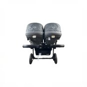 Shop Bugaboo Donkey 3 Duo Stroller, 2021, Black, Grey Melange, Grey Melange at GoodBuy Gear