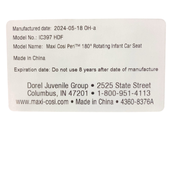 Shop Maxi-Cosi Peri 180 Rotating Infant Car Seat, 2024, Natural Heritage at GoodBuy Gear