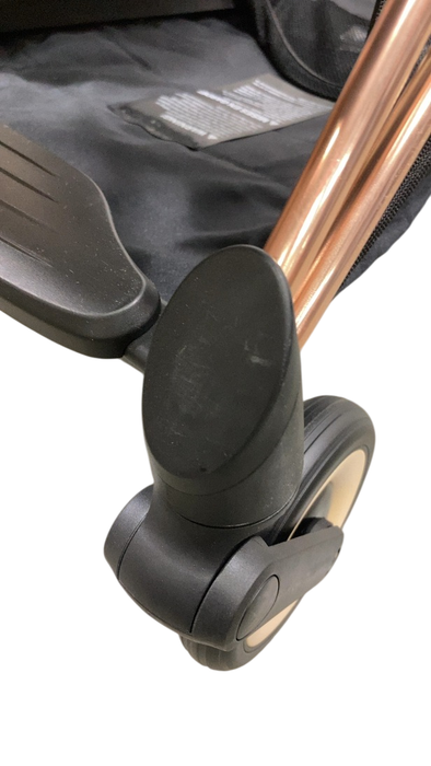 Shop Cybex Coya Stroller, 2023, Rose Gold, Sepia Black at GoodBuy Gear