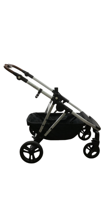 Shop Mockingbird 2.0 Single to Double Stroller Frame, 2024, Silver With Penny Leather at GoodBuy Gear