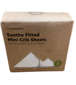 Shop KeaBabies Soothe Fitted Mini Crib Sheets, Soft White at GoodBuy Gear