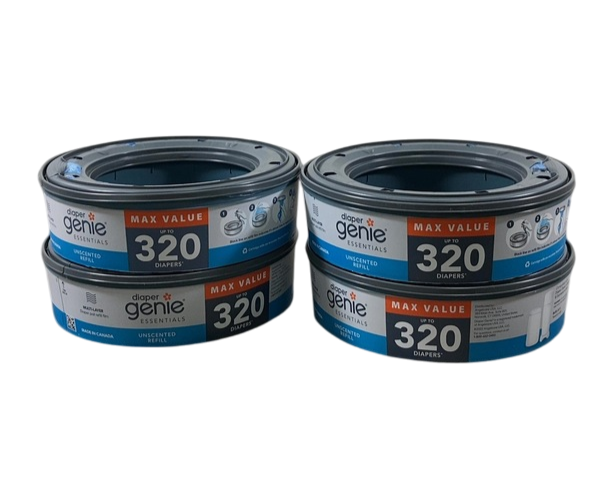 Shop Diaper Genie Refill Bags, Unscented, 4pk of 320 at GoodBuy Gear