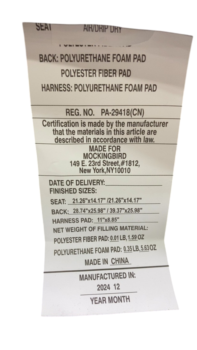 Shop Mockingbird 2nd Seat Kit 2.0, Bloom, Silver With Penny Leather, Windowpane at GoodBuy Gear